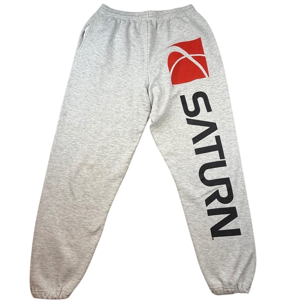 Vtg Swingster Saturn Sweatpants Gray Heather USA Mens Large 90s street -spots